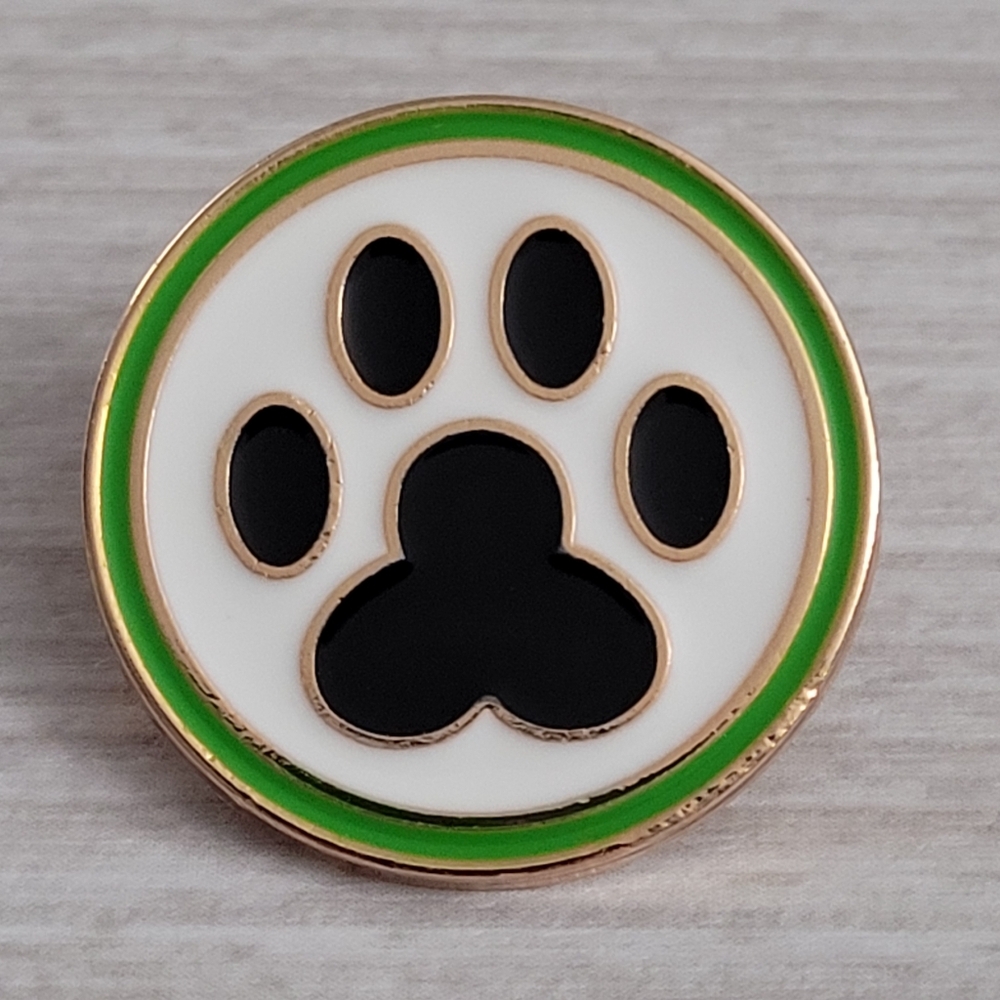 Paw Print Enamel Pin